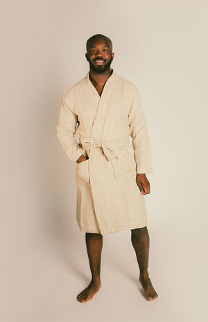 Organic Sand Gauzy Robe image number 6