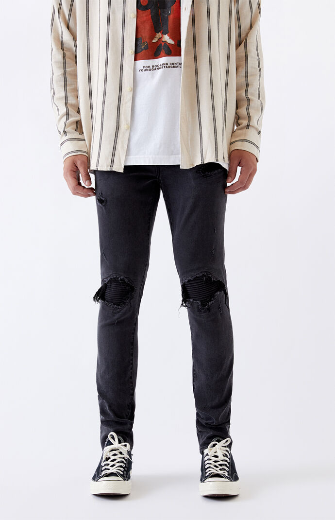 pacsun stacked skinny jeans