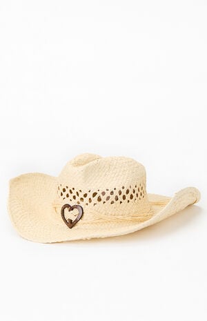 Straw Heart Cowboy Hat image number 5