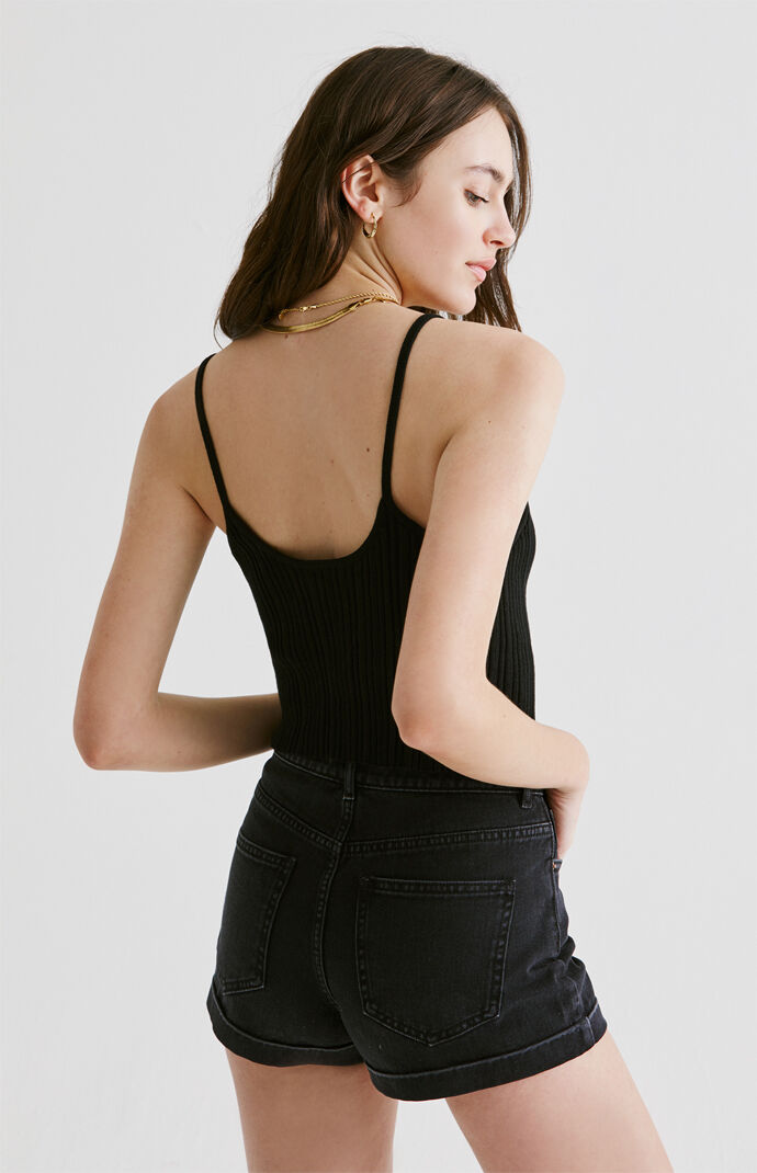 Tie Front Sweater Cami Top