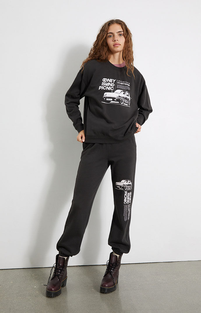 Coney Island Picnic Eco Car 911 Crew Neck Sweatshirt | PacSun