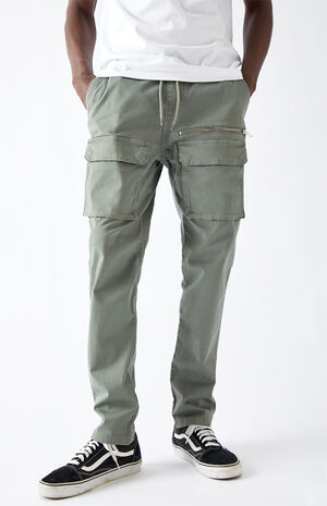 PacSun Utility Green Front Pocket Slim Cargo Pants | PacSun