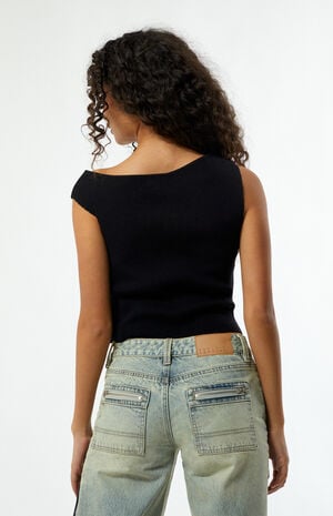 One Shoulder Sweater Top image number 3