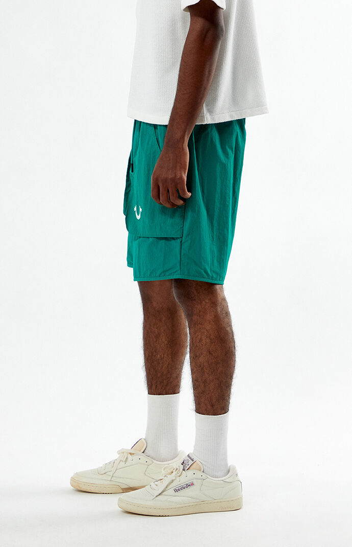 True Religion Curved Nylon Shorts | PacSun