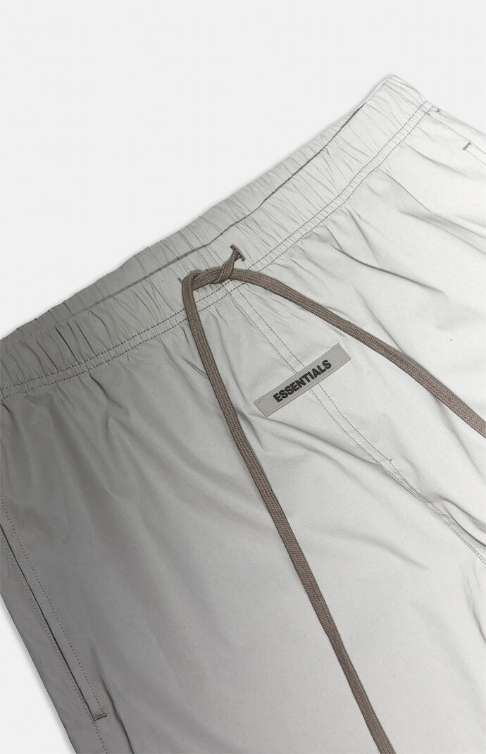 Silver reflective track pants hot sale