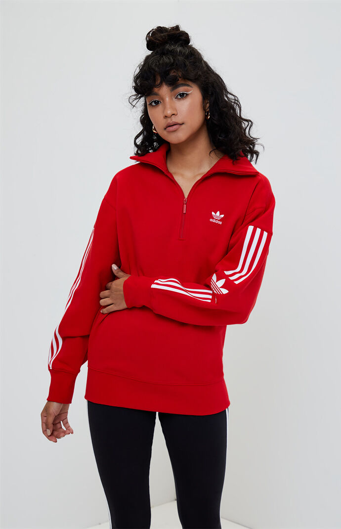 adidas half zip up