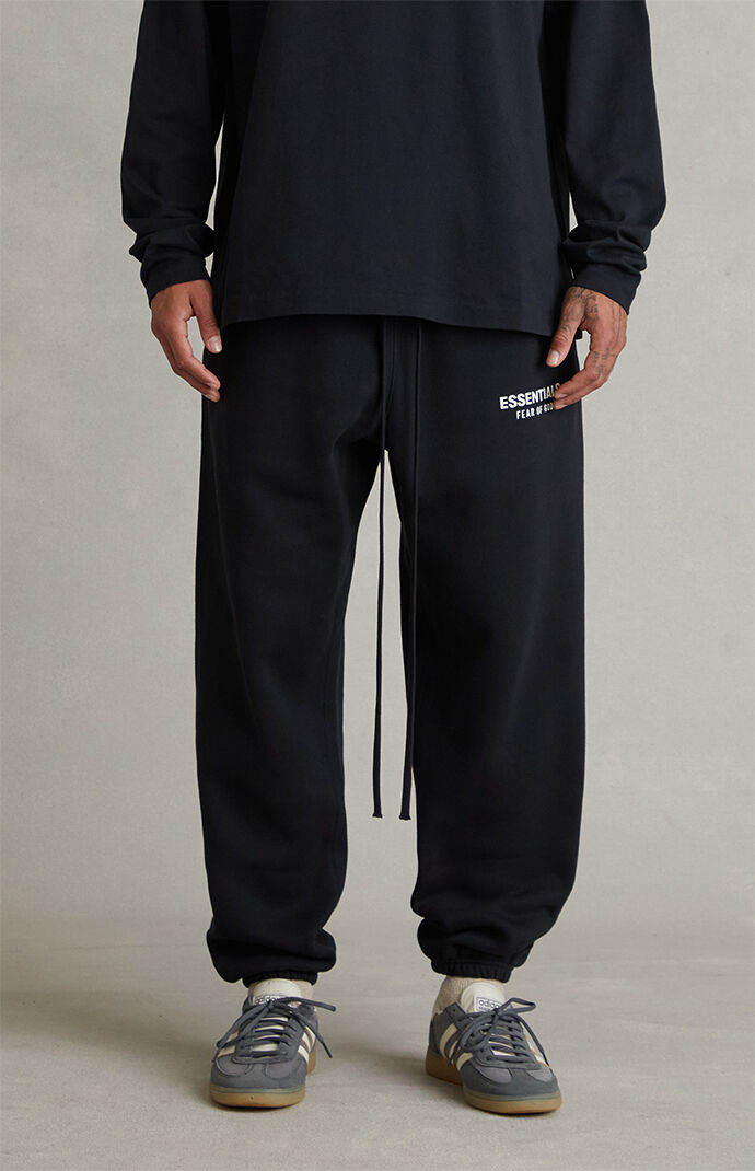 Fear of God ESSENTIALS Vintage Black Classic Sweatpants | Pacsun