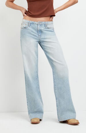 Casey Low Rise Baggy Jeans Light Blue Washed image number 2