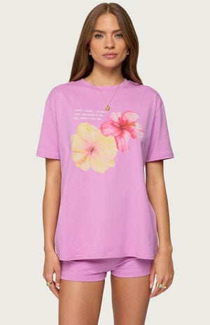 Fleur Hibiscus Graphic T-Shirt