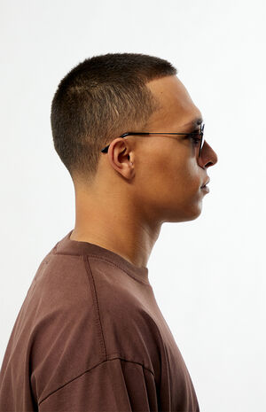 RB3548 Black Hexagonal Sunglasses image number 2