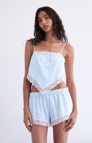 Lace Pajama Shorts image number 3