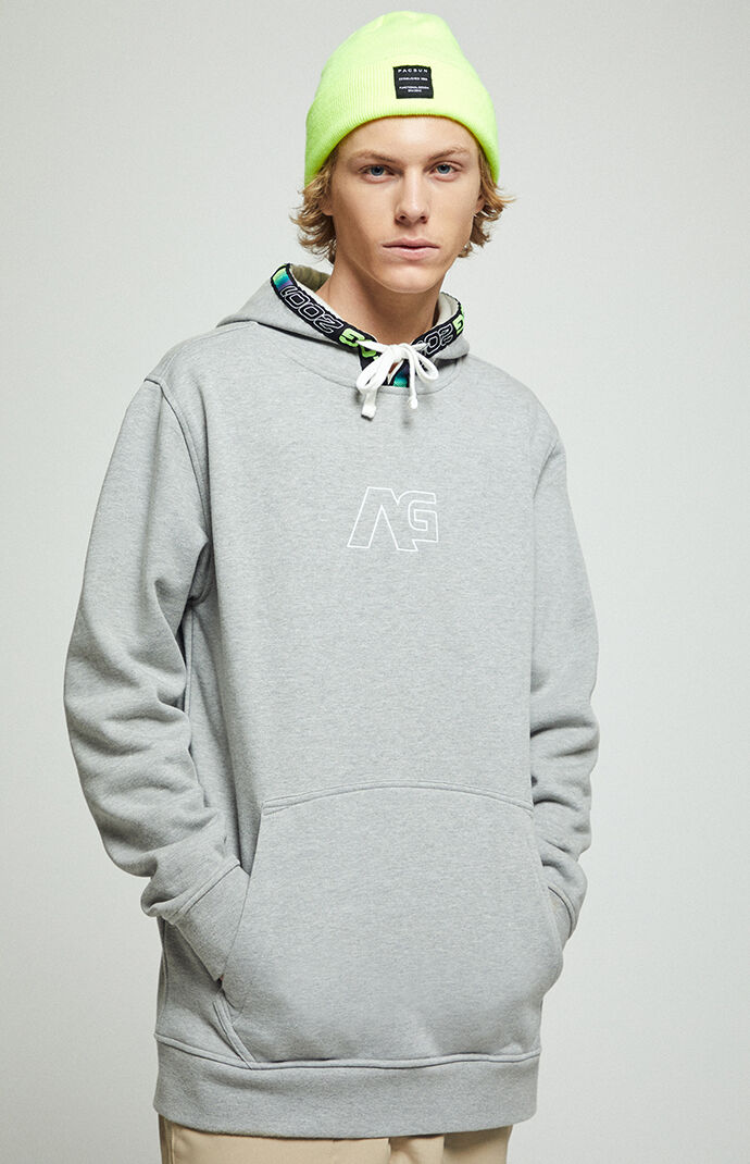 Heather Grey Crux Pullover Hoodie
