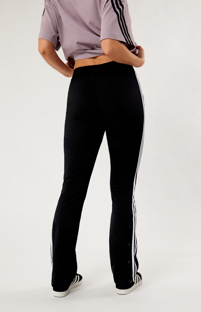 Pacsun side stripe tricot black track pants hotsell