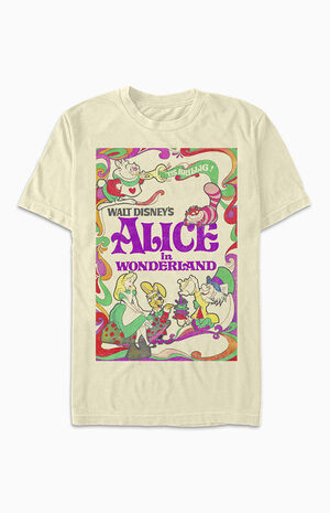 Alice In Wonderland Poster T-Shirt Alice In Wonderland Poster T-Shirt image number null