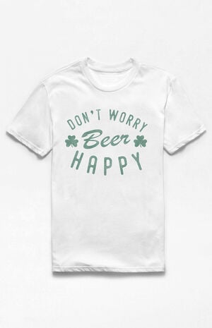 Don't Worry Beer Happy T-Shirt image number 1
