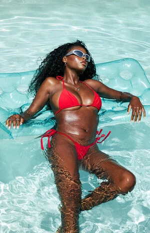 Honey Triangle Bikini Top image number 1