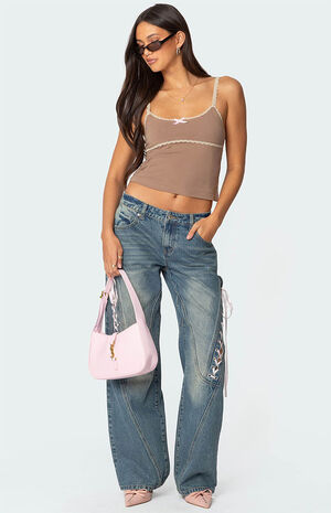 Elin Lace Trim Tank Top image number 2