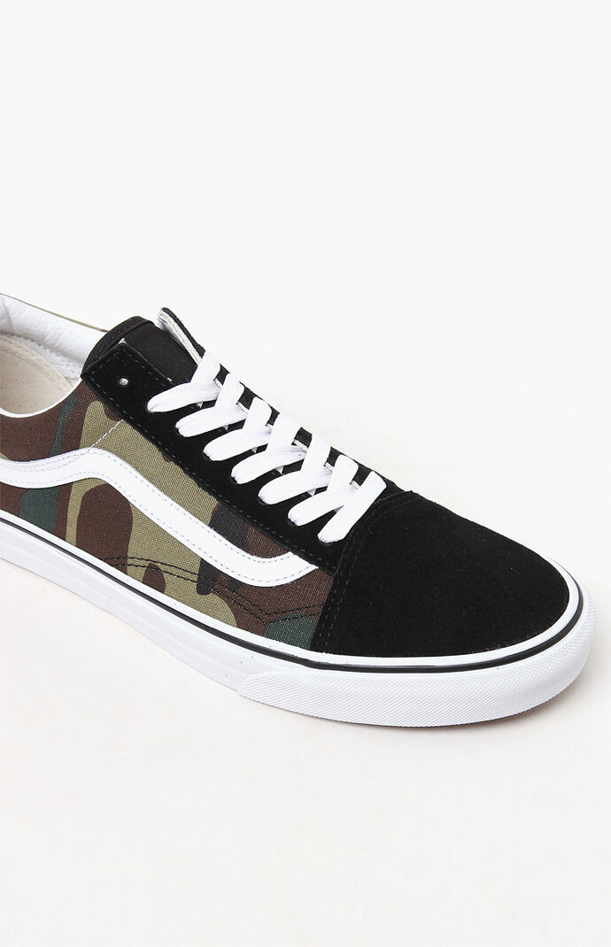 vans old skool woodland camo