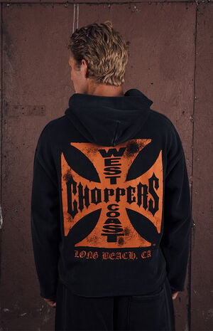 Orange Core Logo Hoodie image number 2