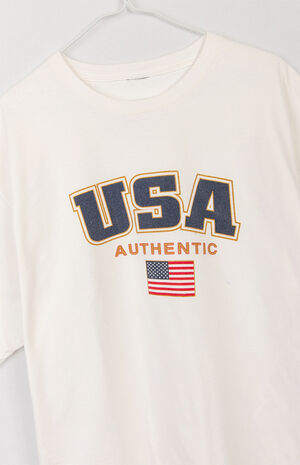 Upcycled USA T-Shirt image number 2