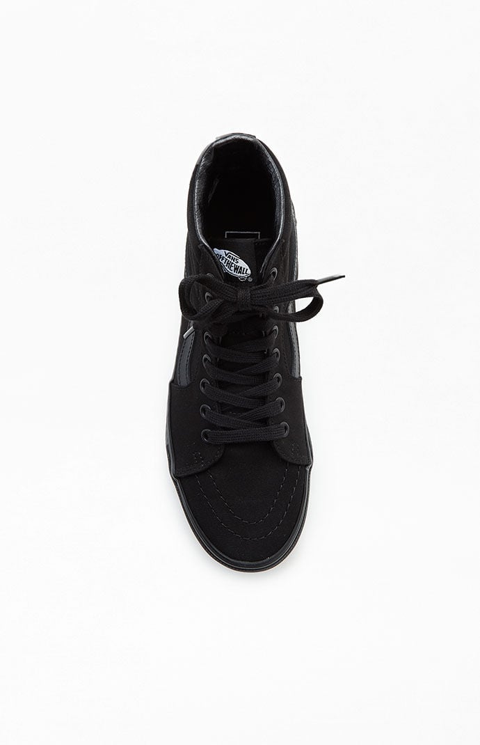 Vans Sk8 Hi Black Canvas Shoes PacSun