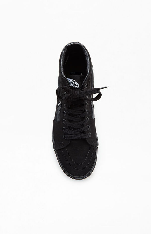 vans canvas sk8-hi black