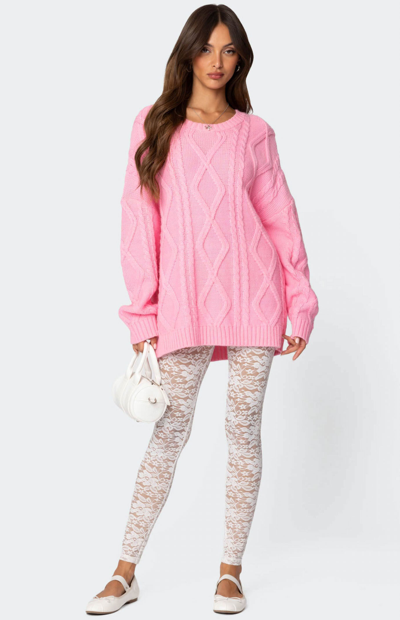 Edikted Sheer Lace Leggings