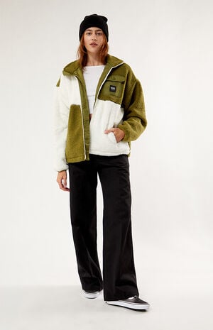 Avondale Mock Neck Sherpa Jacket image number 3