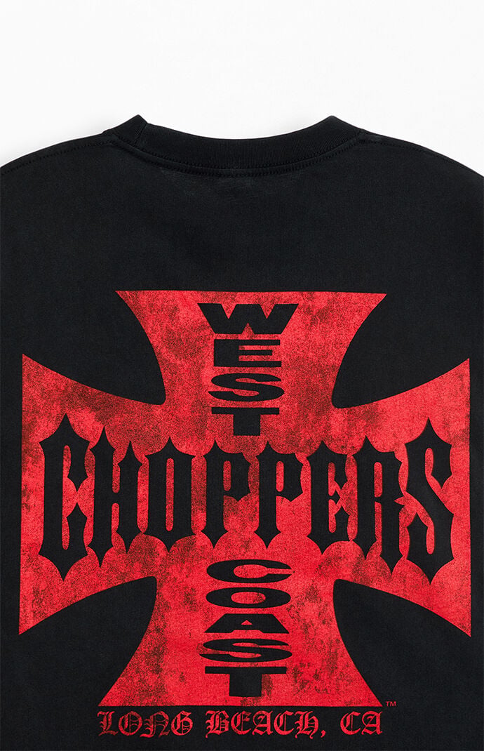 West Coast Choppers Flames Long Sleeve T-Shirt | Pacsun