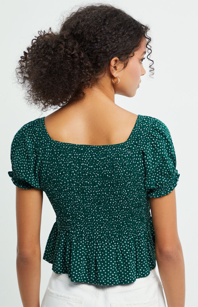 V-Neck Babydoll Top
