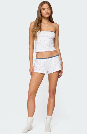 Stefi Floral Contrast Tube Top image number 2