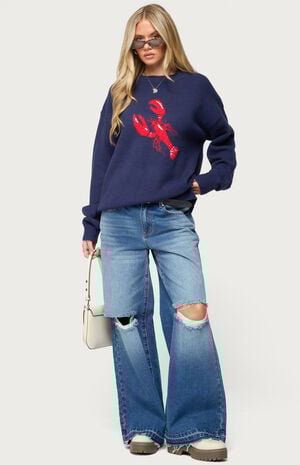 Don't Be Shellfish Knit Sweater image number 5