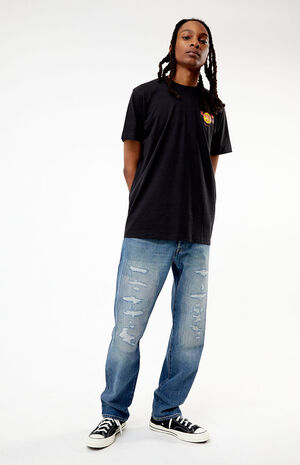 Medium Indigo Blue 501 Original Fit Jeans image number 1