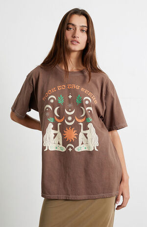 Look To The Stars Oversized T-Shirt image number 1
