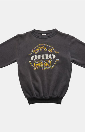 '90s Somebody in Ohio Loves Me Crew Neck Sweatshirt image number 2