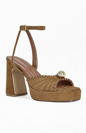 Women's Cael Brown Block Sandals image number 2
