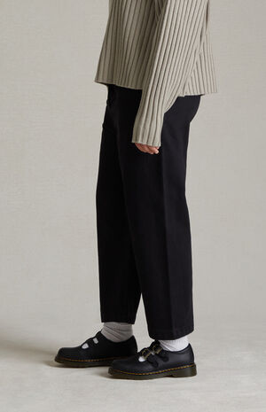 Essentials Overdye Black Denim Lounge Pants image number 4
