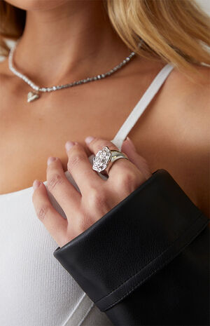 Silver Rose Ring image number 2