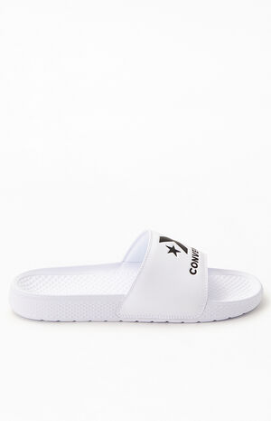 White All Star Slide Sandals image number 2