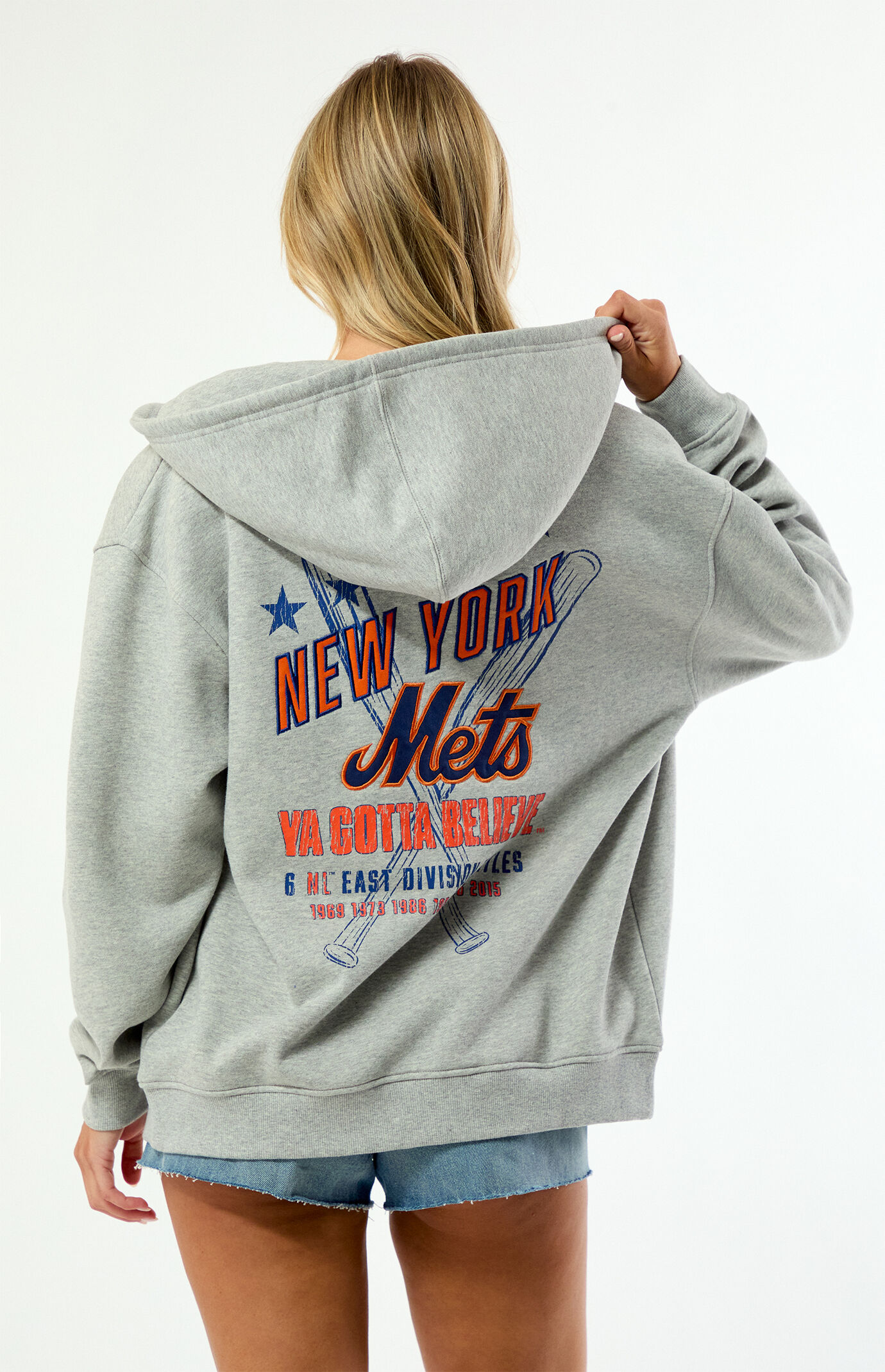 WILD COLLECTIVE x MLB NY Mets Zip Up Hoodie