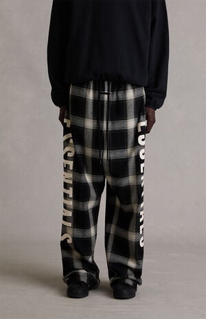 Iron Gray Plaid Lounge Pants image number 3
