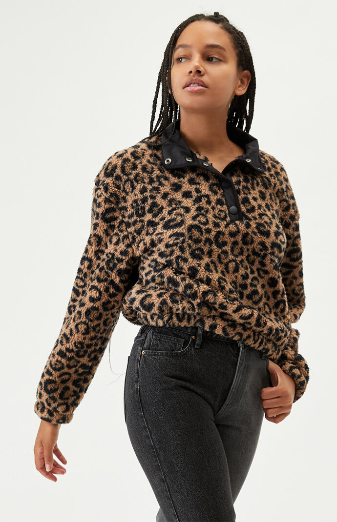 Coco Sherpa Henley Sweatshirt