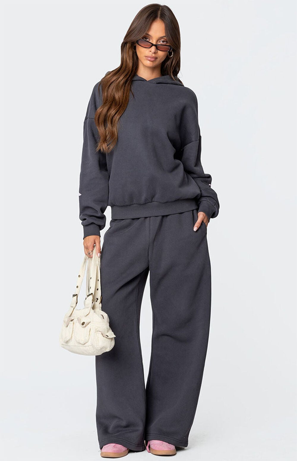 Round Neck Bow Tie Hoodie