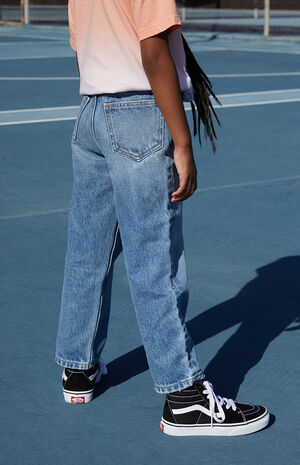 Medium Blue Relaxed Fit Jeans image number 4