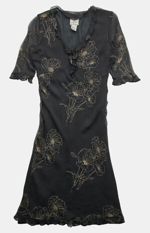 2000s Floral Midi Dress image number 1