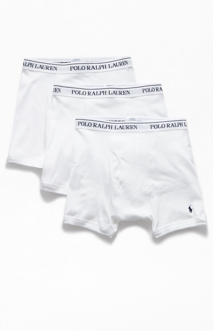 White Three-Pack Boxer Briefs