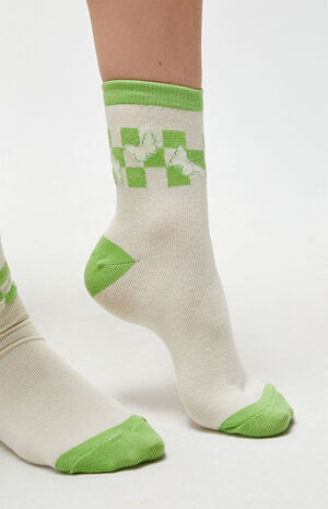 Checker Butterfly Socks image number 2