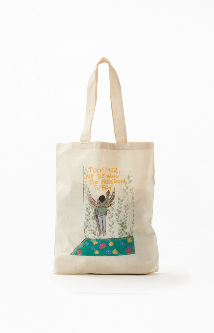 x Oto-Abasi Freedom To Fly Tote Bag