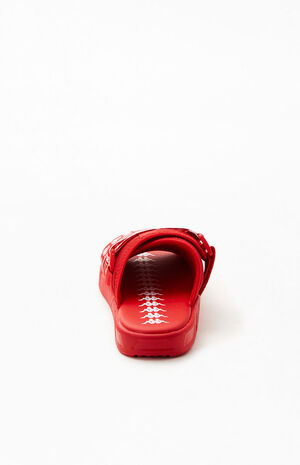 Red 222 Banda Mitel Slide Sandals image number 3