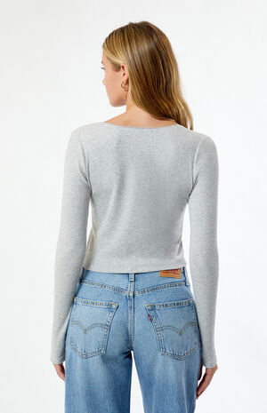 All Yours Rose Long Sleeve Top image number 3